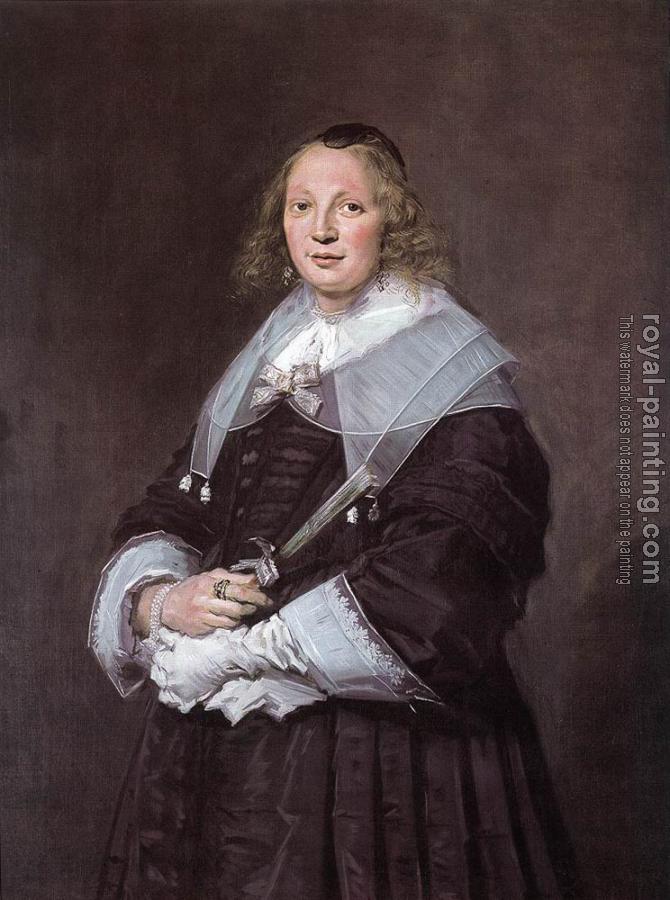 Frans Hals : Portrait Of A Standing Woman